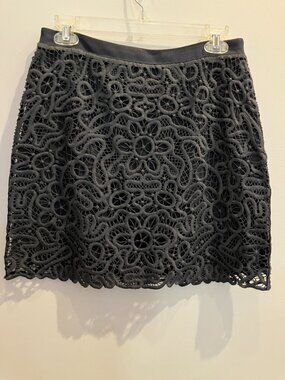 Club Monaco - Charcoal  Navy Skirt - Size 6